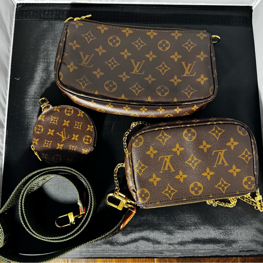 Louis Vuitton Multi Pochette Accessories Trio Set - Picture 2 of 9